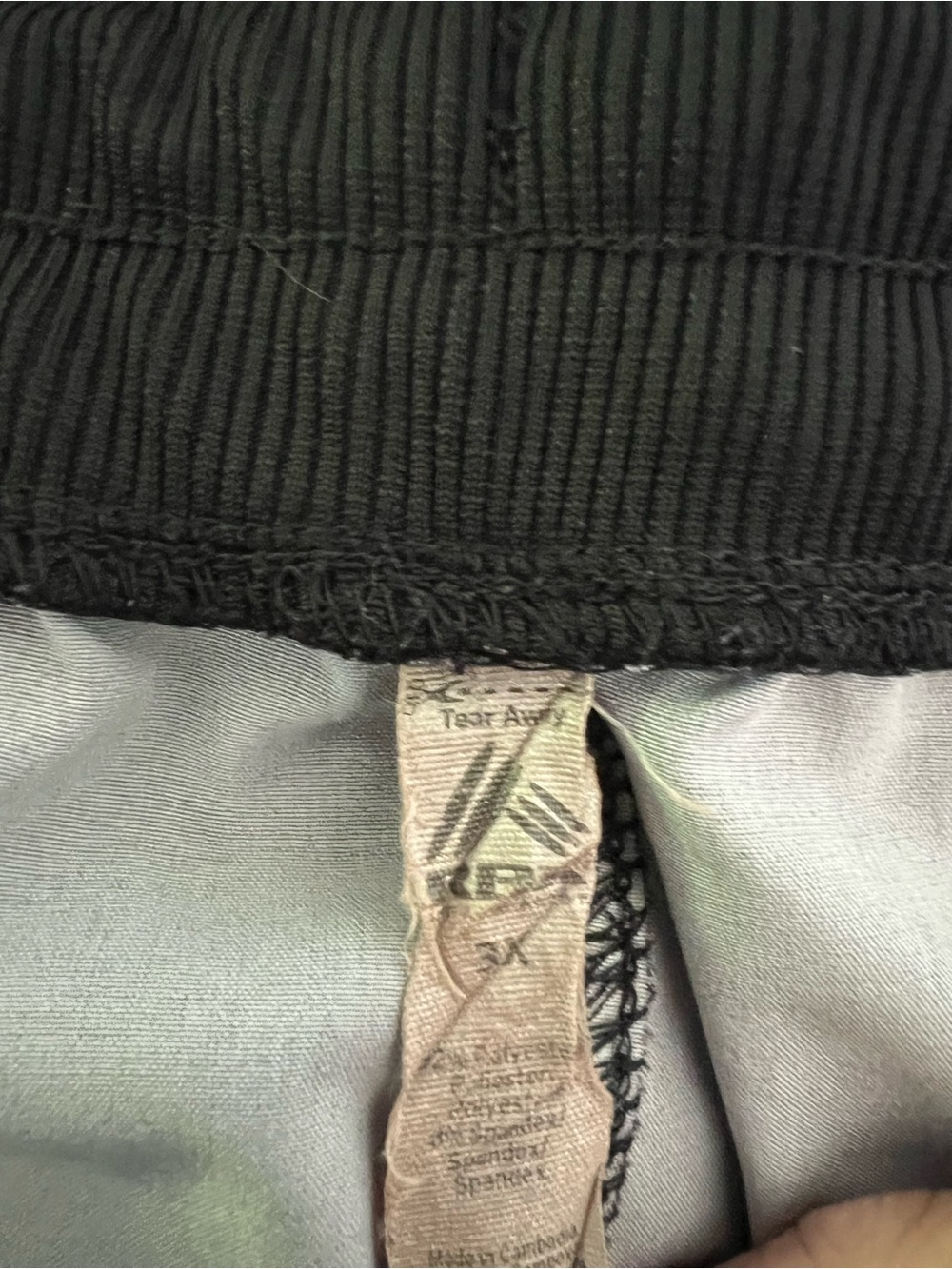 RBX Women’s Black / Grey Camo Athletic Capris - Picture 5 of 5